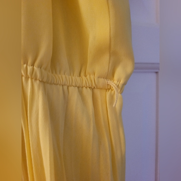 BEBE Summer Yellow High Low Dress - Picture 4 of 4